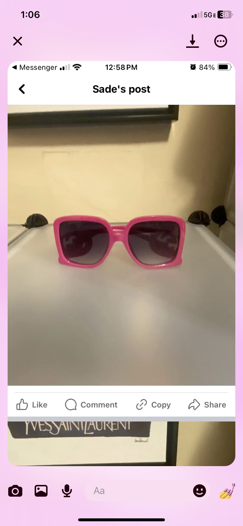 Pink GG shade