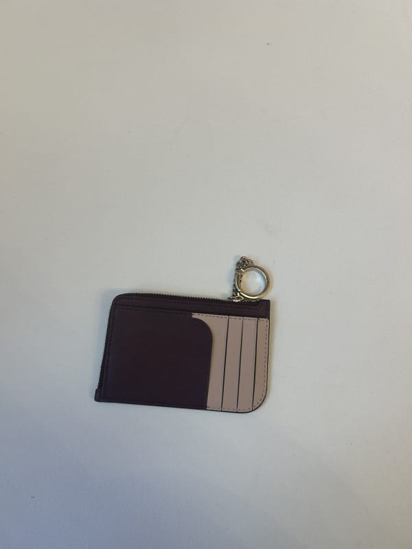 Kate spade ♠️ purple and cream card pouch