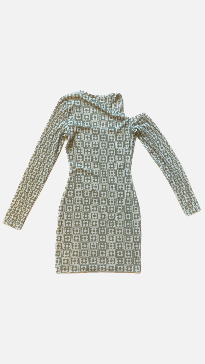 Printed Clover Dress