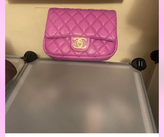 Small pink Chanel bag