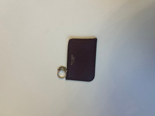 Kate spade ♠️ purple and cream card pouch