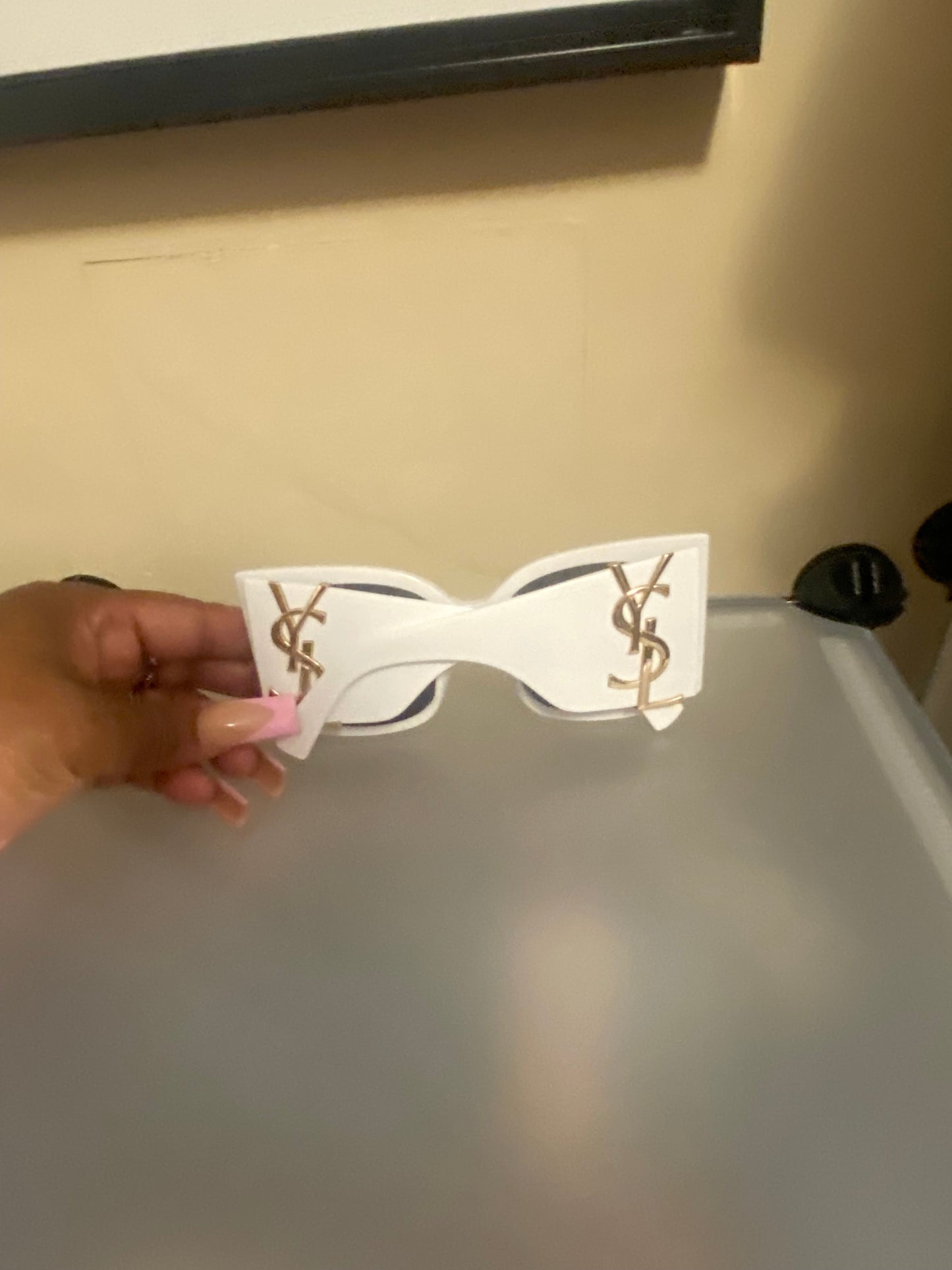 White YSL Shades