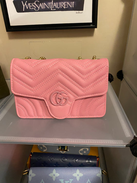 Pink Gucci cross body