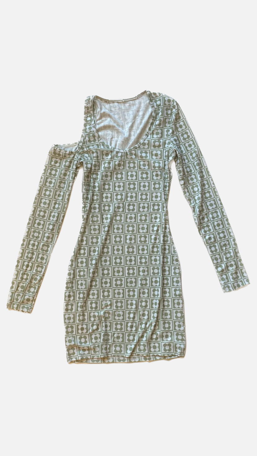 Printed Clover Dress