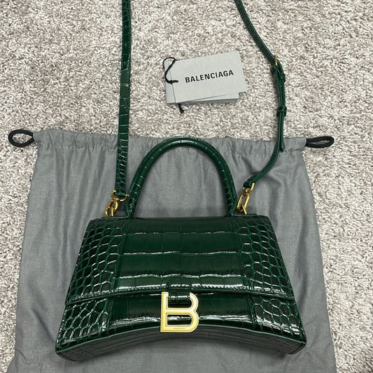 Balenciaga HourGlass Mini "Green"
