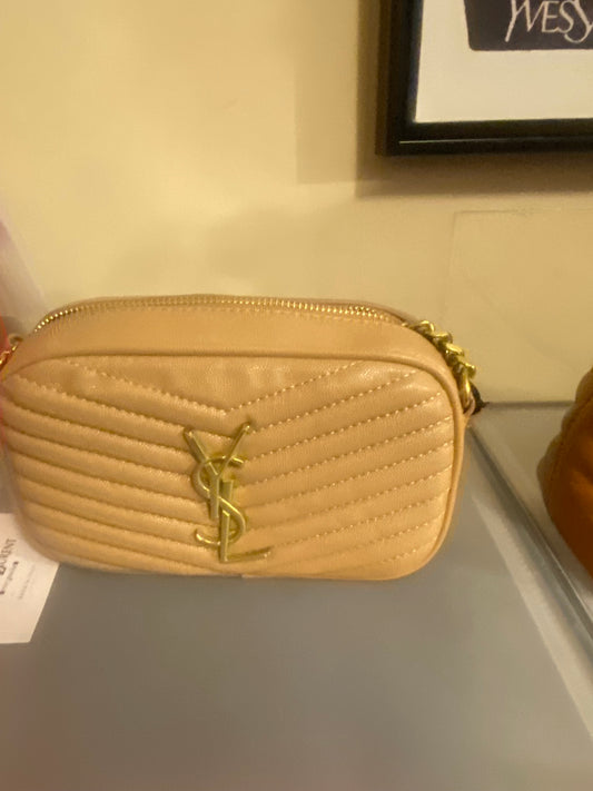 Beige YSL crossbody