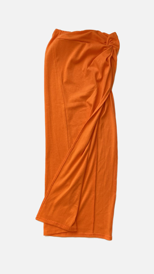 Orange Long Skirt