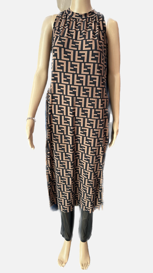 Fendi Long Dress w Shorts