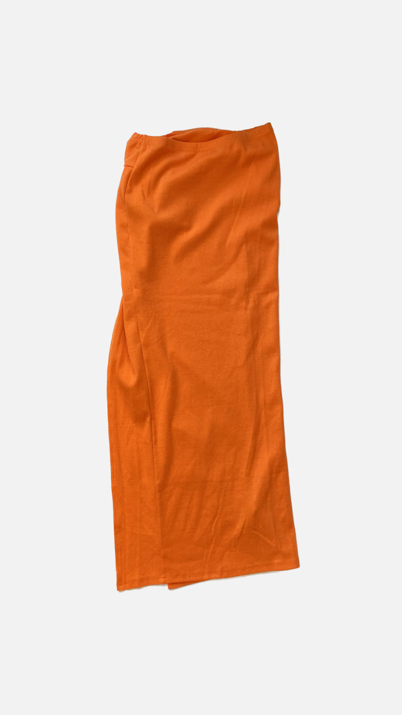 Orange Long Skirt