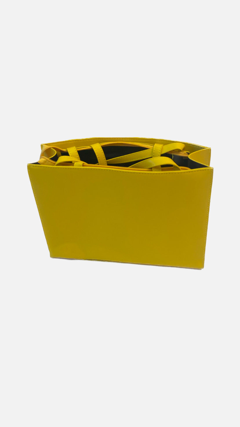 Telfar Medium "Yellow Shopping Bag"